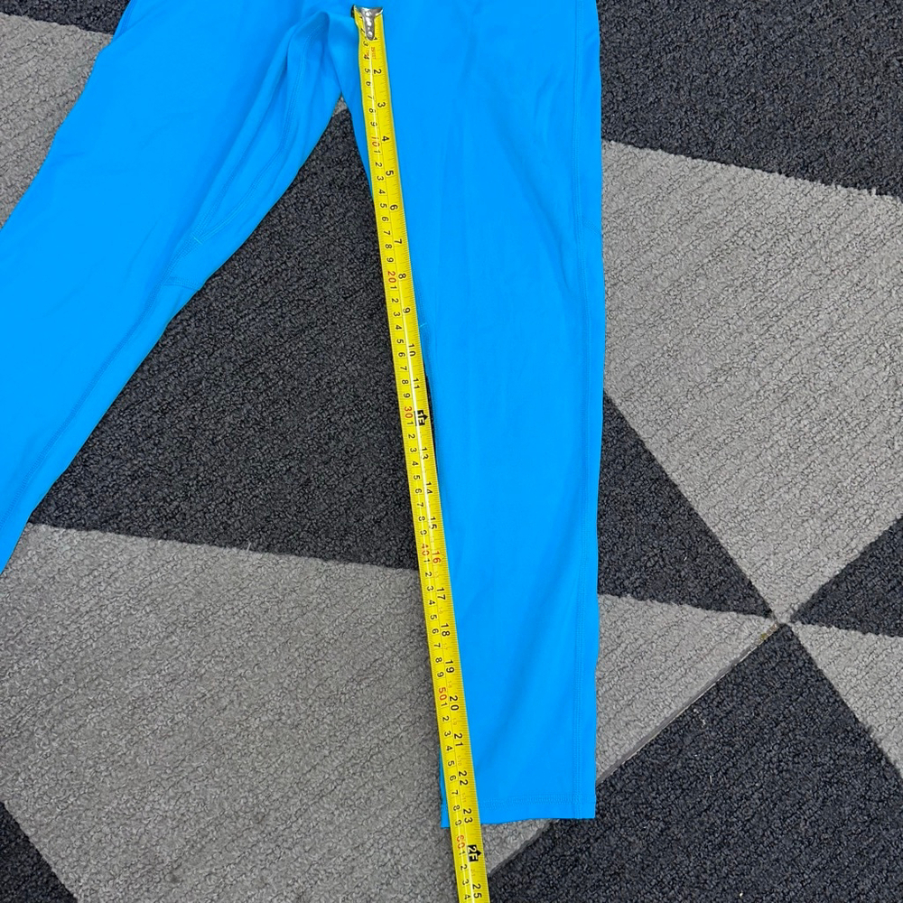 Women's Fabletics Motion365 Blue Yellow Active Leggings S? Measurements in Photo - Picture 5 of 13